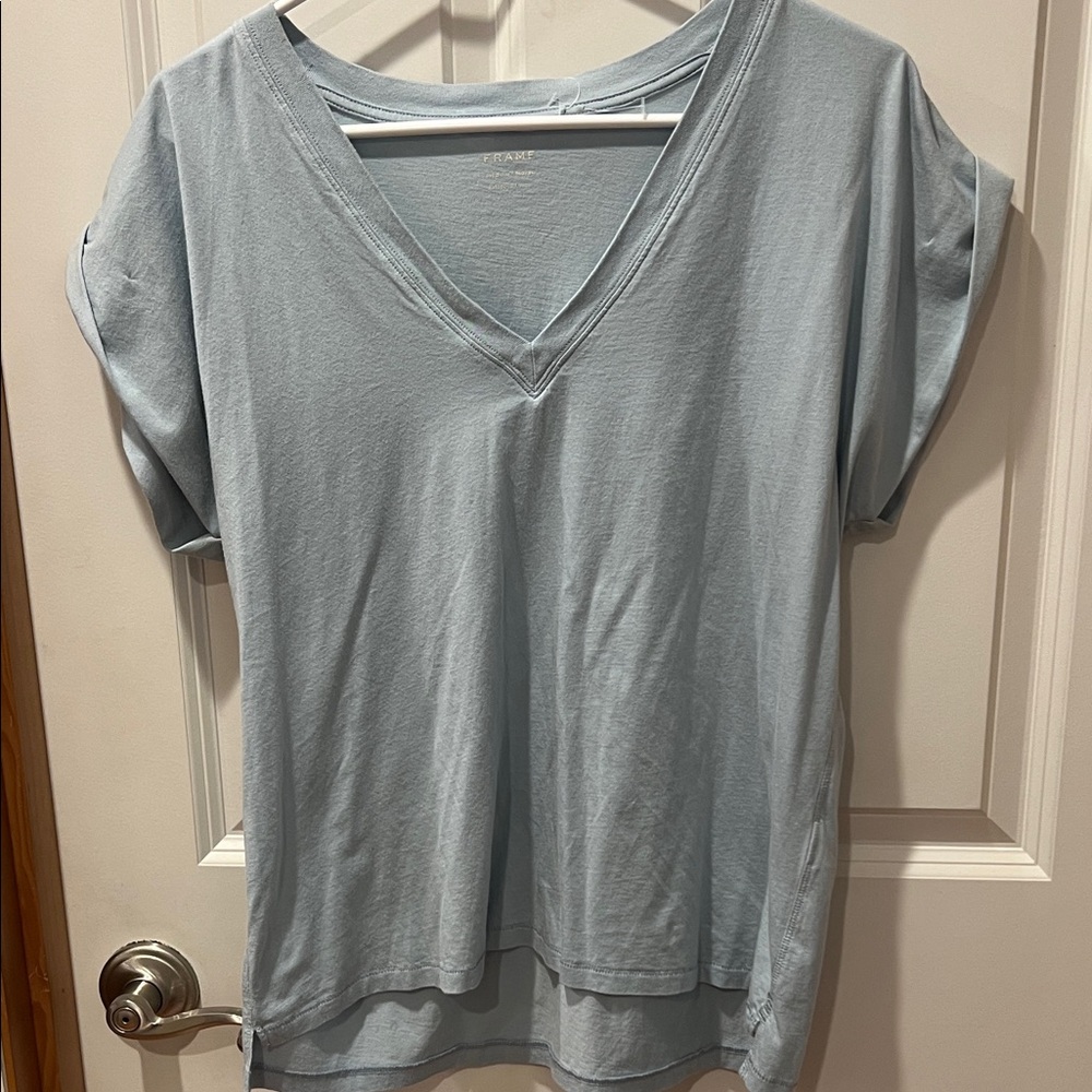 Frame Denim V-Neck Tee